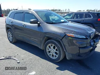 2017 Jeep Cherokee Latitude with VIN 1C4PJMCB5HW649267, listed as a IAAI auction lot 41779779 with 133,205 mi miles. Bid and sale history available at carsss.com. Image 1.