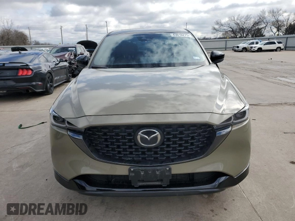 2024 Mazda CX-5 2.5 Carbon Turbo with VIN JM3KFBAY7R0403985, listed as a Copart auction lot 45010275 with 18,493 mi miles and Salvage Title. Bid and sale history available at carsss.com. Image 5.