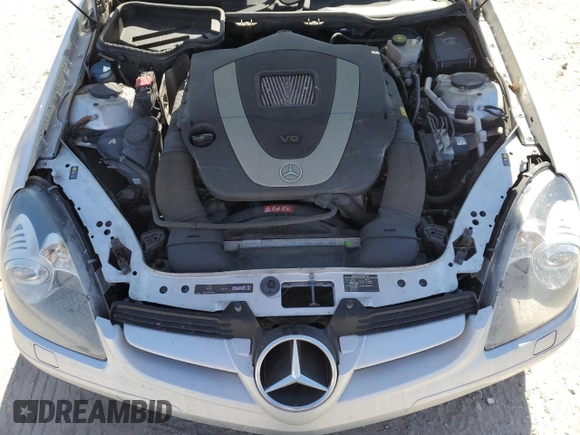 2008 Mercedes-Benz SLK-Class 3.0L with VIN WDBWK54F48F173124, listed as a Copart auction lot 76744214 with 0 mi miles and Non Repairable. Bid and sale history available at carsss.com. Image 11.