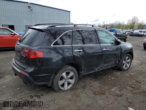 2013 Acura MDX with VIN 2HNYD2H21DH506506, listed as a Copart auction lot 51750835 with 193,183 mi miles and Salvage title. Bid and sale history available at DreamBid. Image 3.