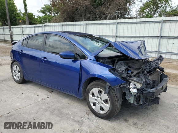 2017 Kia Forte LX with VIN 3KPFK4A75HE051343, listed as a Copart auction lot 54248585 with 139,472 mi miles and Salvage Title. Bid and sale history available at carsss.com. Image 4.