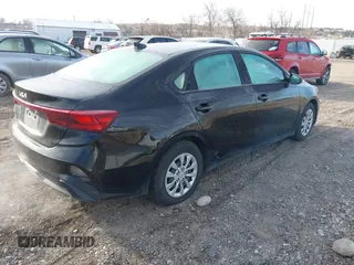 2023 Kia Forte LXS with VIN 3KPF24AD8PE645736, listed as a IAAI auction lot 41777929 with 58,291 mi miles. Bid and sale history available at carsss.com. Image 4.
