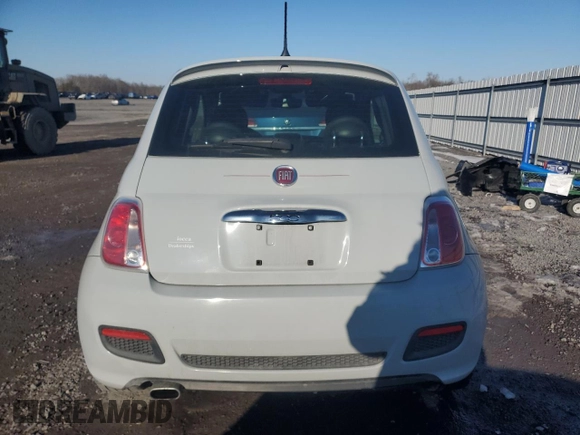 2016 FIAT 500 Sport with VIN 3C3CFFBR3GT177184, listed as a Copart auction lot 88758625 with 65,977 mi miles and Salvage title. Bid and sale history available at DreamBid. Image 6.