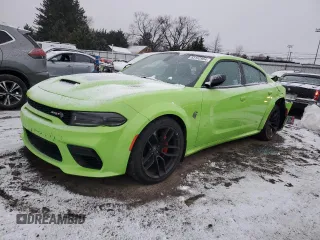2023 Dodge Charger SRT Hellcat Widebody Jailbreak with VIN 2C3CDXL94PH587642, listed as a Copart auction lot 83102964 with Not Provided miles and Salvage Title. Bid and sale history available at carsss.com. Image 1.