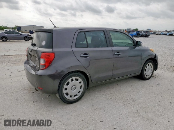2010 Scion xD with VIN JTKKU4B40AJ057260, listed as a Copart auction lot 55053855 with 169,794 mi miles and Salvage Title. Bid and sale history available at DreamBid. Image 3.