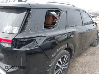 2023 Nissan Pathfinder Platinum with VIN 5N1DR3DG6PC257054, listed as a IAAI auction lot 41565552 with 9,952 mi miles and . Bid and sale history available at DreamBid. Image 21.