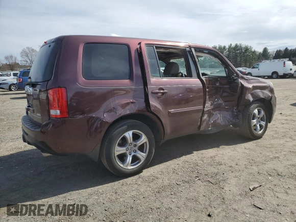 2013 Honda Pilot EX-L с VIN 5FNYF4H7XDB019737, выставлен на аукционе Copart как лот 50461335 с пробегом 154 181 миль миль и Списание • Salvage title. История ставок и продаж доступна на DreamBid. Изображение 3.
