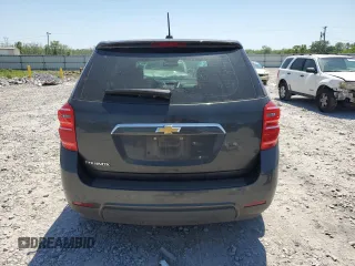 2017 Chevrolet Equinox LS with VIN 2GNALBEKXH1544983, listed as a Copart auction lot 53752925 with 137,407 mi miles and Clean Title. Bid and sale history available at carsss.com. Image 6.
