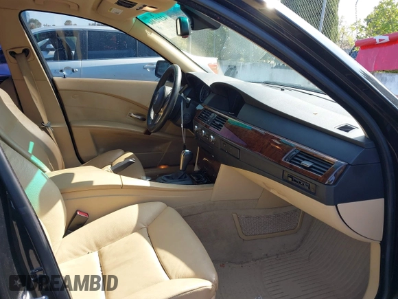 2007 BMW 5 Series 530xi with VIN WBANF73517CU25852, listed as a IAAI auction lot 42172904 with 146,045 mi miles and . Bid and sale history available at carsss.com. Image 5.