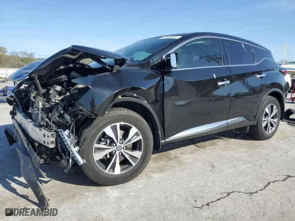2019 Nissan Murano S with VIN 5N1AZ2MJ9KN142910, listed as a Copart auction lot 52443035 with 62,697 mi miles and Salvage Title. Bid and sale history available at carsss.com. Image 1.