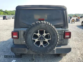 2020 Jeep Wrangler Sport with VIN 1C4GJXAG4LW189950, listed as a Copart auction lot 59385455 with 125,848 mi miles and Salvage title. Bid and sale history available at DreamBid. Image 6.