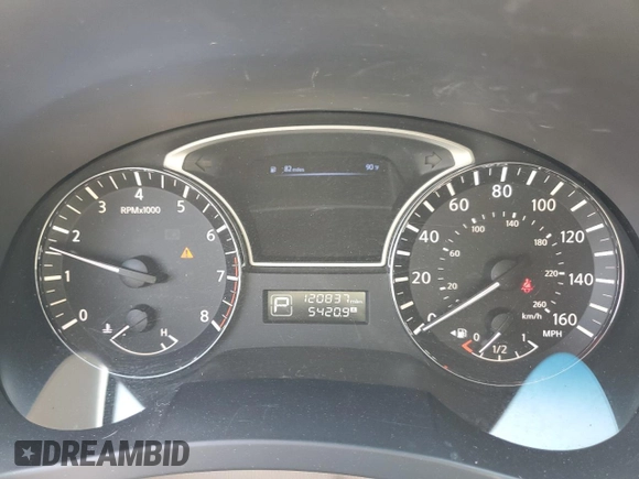 2014 Nissan Altima 2.5 S with VIN 1N4AL3AP2EC136120, listed as a Copart auction lot 53977915 with 120,837 mi miles and Salvage Title. Bid and sale history available at carsss.com. Image 9.