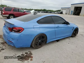 2015 BMW M4 with VIN WBS3R9C51FF708741, listed as a Copart auction lot 50314044 with 80,043 mi miles. Bid and sale history available at carsss.com. Image 3.