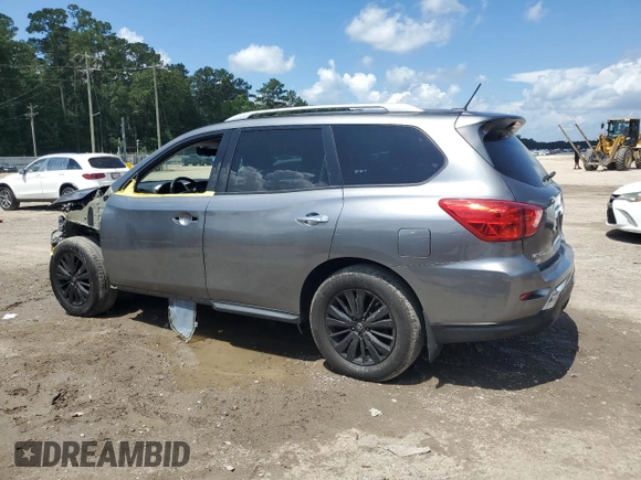 2018 Nissan Pathfinder SV with VIN 5N1DR2MN6JC622252, listed as a Copart auction lot 60761295 with 54,290 mi miles and Salvage title. Bid and sale history available at DreamBid. Image 2.
