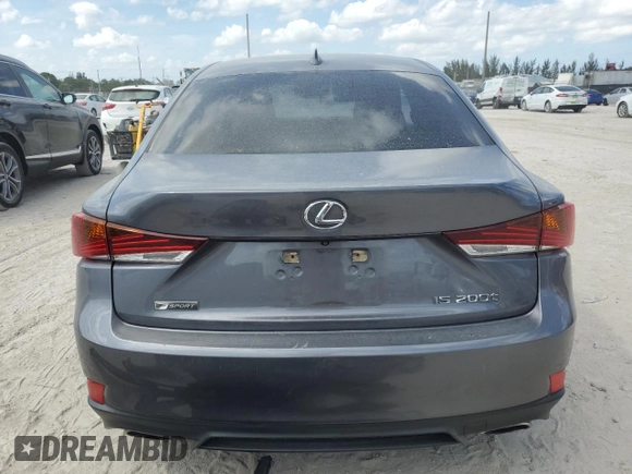 2017 Lexus IS 200t с VIN JTHBA1D26H5055430, выставлен на аукционе Copart как лот 54711495 с пробегом 102 487 миль миль и На запчасти • Non repairable. История ставок и продаж доступна на DreamBid. Изображение 6.