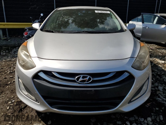 2013 Hyundai Elantra GT with VIN KMHD35LEXDU109993, listed as a Copart auction lot 72182534 with 79,647 mi miles and Salvage Title. Bid and sale history available at carsss.com. Image 5.