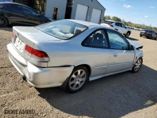 2000 Honda Civic Si with VIN 1HGEM1153YL814875, listed as a Copart auction lot 71501544 with 383,009 mi miles and Salvage Title. Bid and sale history available at carsss.com. Image 3.