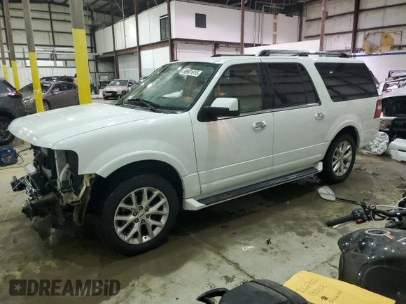2016 Ford Expedition Max Limited z VIN 1FMJK1KT6GEF46239, wystawiony jako Copart lot #88901915 z przebiegiem 155 866 mil mil oraz Szkoda całkowita • Salvage title. Historia ofert i sprzedaży dostępna na DreamBid. Obrazek 1.
