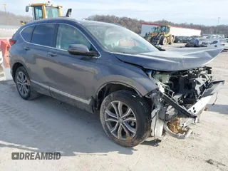 2020 Honda CR-V Touring with VIN 2HKRW2H91LH605995, listed as a IAAI auction lot 41672787 with 50,151 mi miles and . Bid and sale history available at DreamBid. Image 1.