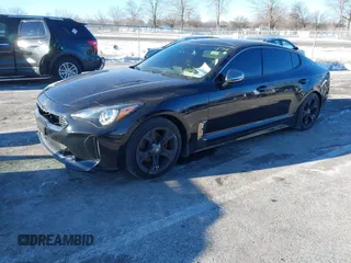 2020 Kia Stinger GT-Line with VIN KNAE15LA8L6075791, listed as a IAAI auction lot 41284342 with 47,978 mi miles. Bid and sale history available at carsss.com. Image 16.