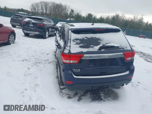 2013 Jeep Grand Cherokee Laredo with VIN 1C4RJFAGXDC542987, listed as a IAAI auction lot 41262770 with 199,273 mi miles. Bid and sale history available at carsss.com. Image 3.