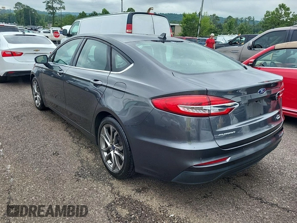 2020 Ford Fusion SEL with VIN 3FA6P0CD7LR197568, listed as a IAAI auction lot 42725343 with 111,304 mi miles and . Bid and sale history available at DreamBid. Image 6.