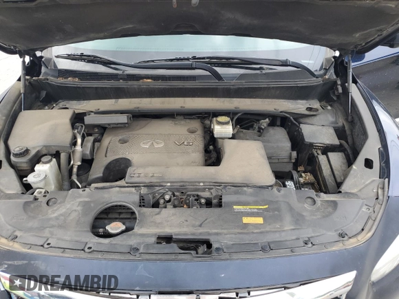 2015 Infiniti QX60 with VIN 5N1AL0MM5FC553884, listed as a Copart auction lot 57854135 with 115,633 mi miles and Clean title. Bid and sale history available at DreamBid. Image 12.