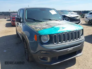 2017 Jeep Renegade Sport with VIN ZACCJAAB1HPF43704, listed as a IAAI auction lot 42580729 with 175,338 mi miles and . Bid and sale history available at DreamBid. Image 1.