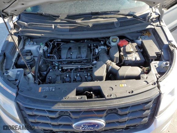 2018 Ford Police Interceptor Utility with VIN 1FM5K8ARXJGA83792, listed as a Copart auction lot 45118023 with 19,004 mi miles and Non Repairable. Bid and sale history available at carsss.com. Image 12.