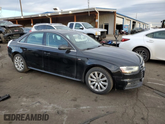 2015 Audi A4 Premium with VIN WAUBFAFL7FN030538, listed as a Copart auction lot 48596325 with 103,453 mi miles and Salvage Title. Bid and sale history available at carsss.com. Image 4.
