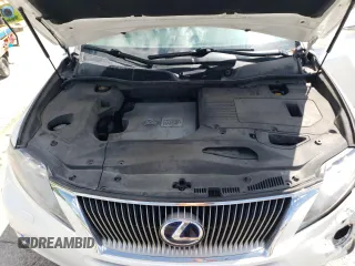 2011 Lexus RX 450h with VIN JTJBC1BA3B2420951, listed as a Copart auction lot 54869515 with 128,716 mi miles and Salvage Title. Bid and sale history available at DreamBid. Image 12.