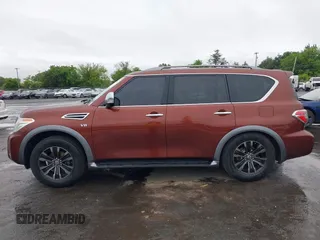 2018 Nissan Armada Platinum with VIN JN8AY2NE6J9731093, listed as a IAAI auction lot 42313252 with 125,617 mi miles and . Bid and sale history available at DreamBid. Image 14.