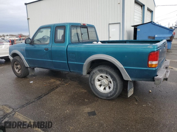 1995 Ford Ranger XLT with VIN 1FTDR15X0SPA35845, listed as a Copart auction lot 81983874 with 214,785 mi miles and Salvage Title. Bid and sale history available at DreamBid. Image 2.