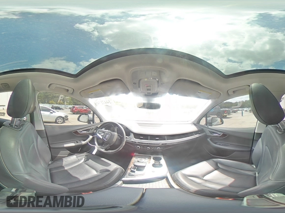 2018 Audi Q7 Premium with VIN WA1AHAF71JD041605, listed as a Copart auction lot 54475345 with 92,267 mi miles and Salvage title. Bid and sale history available at DreamBid. Image 14.