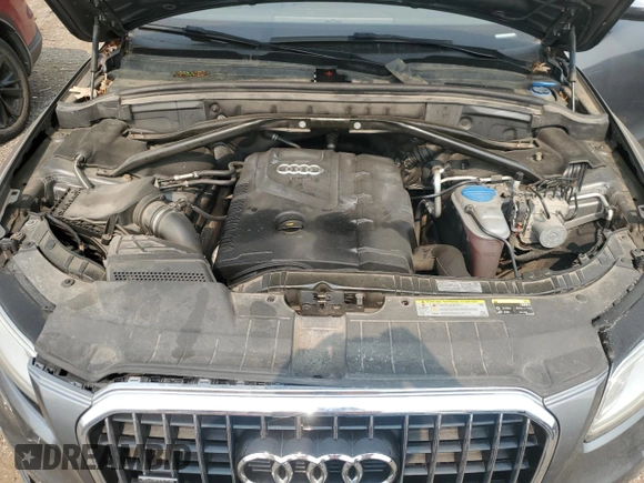 2013 Audi Q5 Premium Plus with VIN WA1LFAFP8DA033425, listed as a Copart auction lot 58250535 with 85,015 mi miles and Salvage title. Bid and sale history available at DreamBid. Image 11.