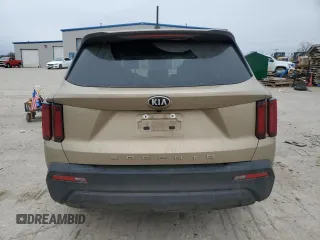 2021 Kia Sorento LX with VIN 5XYRG4LC2MG009833, listed as a Copart auction lot 44849495 with 74,165 mi miles and Salvage Title. Bid and sale history available at carsss.com. Image 6.