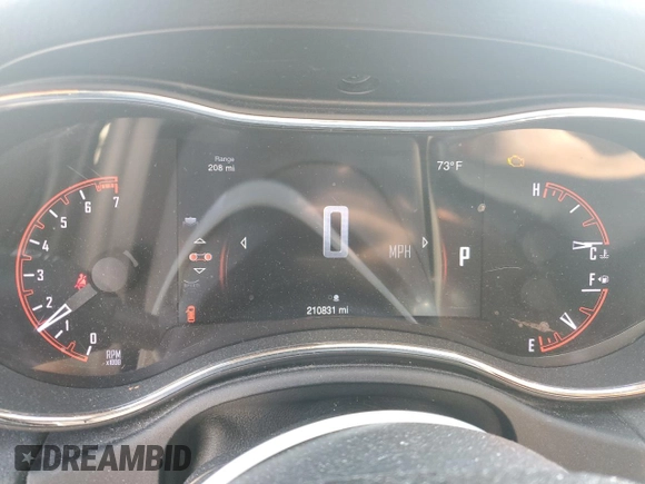 2015 Dodge Durango Limited with VIN 1C4RDJDG5FC789505, listed as a Copart auction lot 50801735 with 210,831 mi miles and Salvage Title. Bid and sale history available at carsss.com. Image 9.