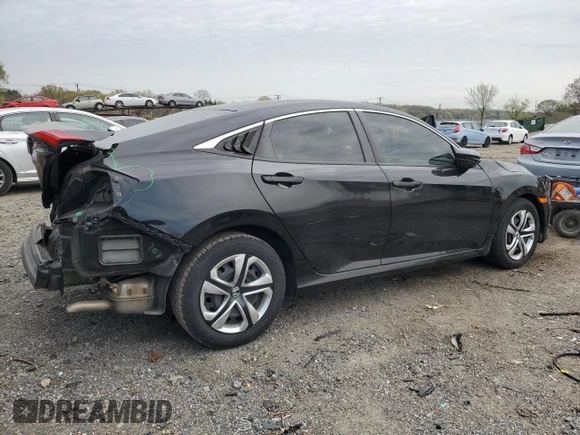 2018 Honda Civic Sedan LX with VIN 2HGFC2F5XJH513948, listed as a Copart auction lot 52811905 with 67,568 mi miles and Salvage Title. Bid and sale history available at carsss.com. Image 3.