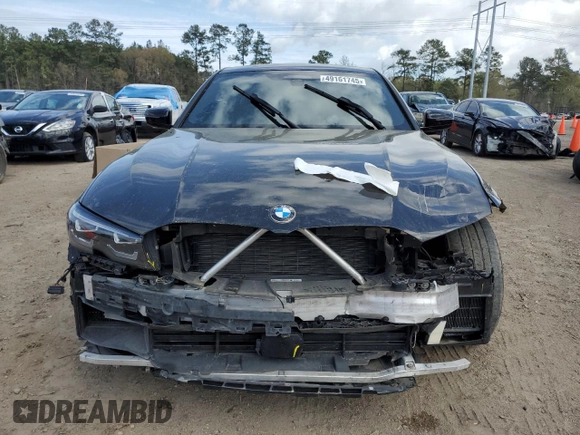 2022 BMW 3 Series M340i with VIN 3MW5U7J09N8C70162, listed as a Copart auction lot 49161745 with 40,503 mi miles and Salvage Title. Bid and sale history available at carsss.com. Image 5.