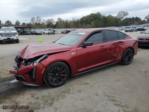 2024 Cadillac CT5-V Blackwing with VIN 1G6D35R62R0810338, listed as a Copart auction lot 83333194 with 5,789 mi miles and Salvage Title. Bid and sale history available at carsss.com. Image 1.