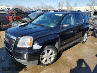 2017 GMC Terrain SLE with VIN 2GKALNEK6H6334138, listed as a Copart auction lot 43264814 with 103,509 mi miles and Salvage Title. Bid and sale history available at carsss.com. Image 1.