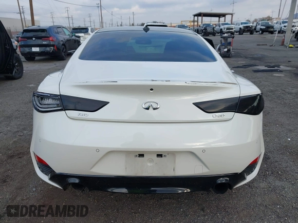 2018 Infiniti Q60 3.0t Luxe with VIN JN1EV7EL7JM392684, listed as a IAAI auction lot 41419590 with 50,418 mi miles and . Bid and sale history available at carsss.com. Image 15.