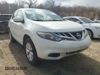 2014 Nissan Murano S with VIN JN8AZ1MWXEW518852, listed as a IAAI auction lot 41885440 with 191,317 mi miles. Bid and sale history available at carsss.com. Image 1.