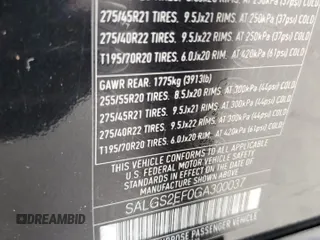 2016 Land Rover Range Rover Supercharged с VIN SALGS2EF0GA300037, выставлен на аукционе Copart как лот 62883195 с пробегом 141 473 миль миль и Чистый • Clean title. История ставок и продаж доступна на DreamBid. Изображение 13.