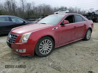 2012 Cadillac CTS Premium with VIN 1G6DS5E30C0105995, listed as a Copart auction lot 45369675 with 97,812 mi miles and Salvage Title. Bid and sale history available at DreamBid. Image 1.