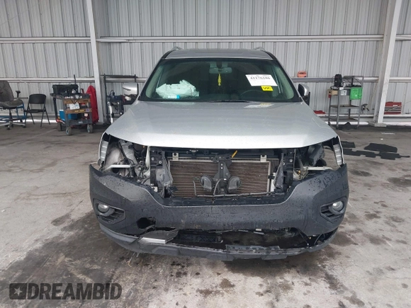 2018 Nissan Pathfinder SL with VIN 5N1DR2MN3JC644631, listed as a IAAI auction lot 41176186 with 107,872 mi miles. Bid and sale history available at carsss.com. Image 13.