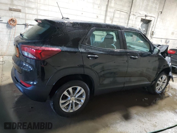 2022 Chevrolet TrailBlazer LS with VIN KL79MNSL4NB036864, listed as a Copart auction lot 80513694 with 40,811 mi miles and Salvage Title. Bid and sale history available at carsss.com. Image 3.