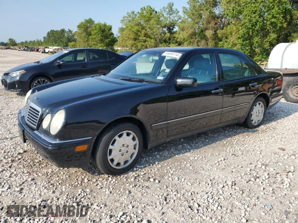 1998 Mercedes-Benz E-Class with VIN WDBJF65FXWA677383, listed as a Copart auction lot 65655114 with 110,333 mi miles and Clean Title. Bid and sale history available at carsss.com. Image 1.
