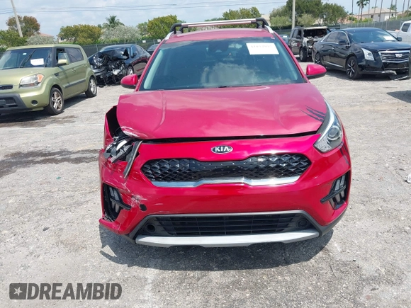2020 Kia Niro LX with VIN KNDCB3LCXL5436098, listed as a IAAI auction lot 42037995 with 22,080 mi miles and . Bid and sale history available at DreamBid. Image 6.