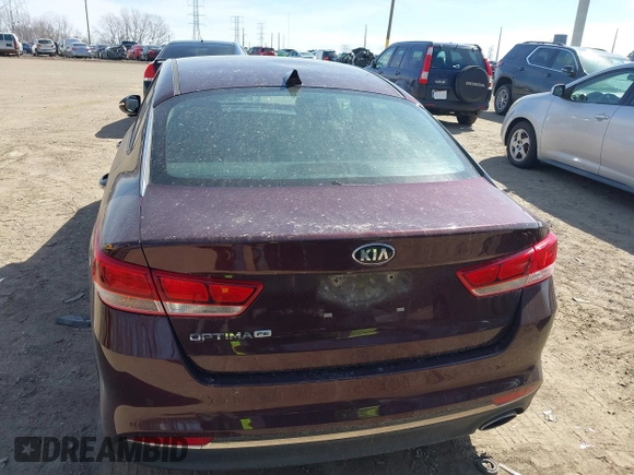2018 Kia Optima LX with VIN 5XXGT4L32JG205631, listed as a IAAI auction lot 41861172 with 73,702 mi miles. Bid and sale history available at carsss.com. Image 16.